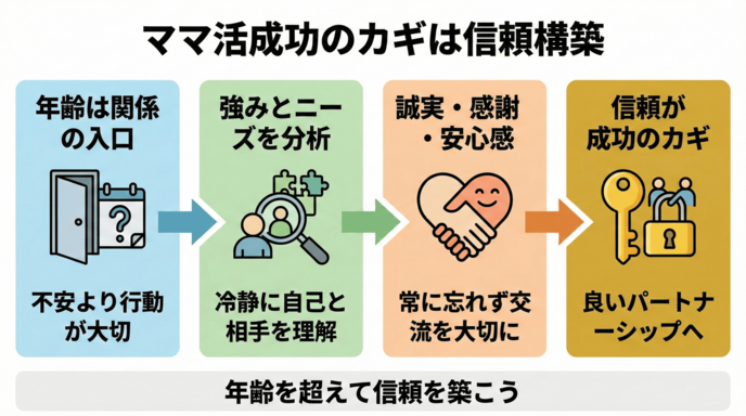 まとめ｜ママ活は“年齢より信頼”が成功のカギ